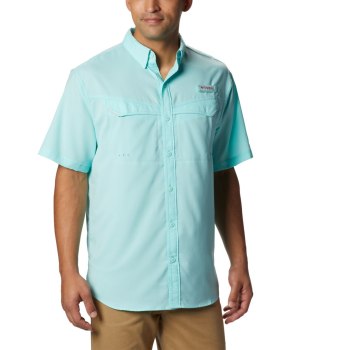 Columbia Overhemd Heren, PFG Low Drag Offshore Short Sleeve LichtBlauw, 76OHIFZSQ